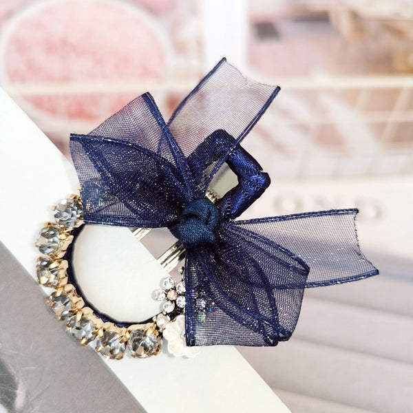 Pasador de Mariposa con Malla de Encaje - Accesorio de Cabello Elegante Metal - Image 6