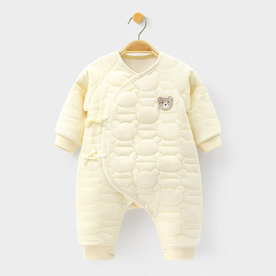 Pijama Mariposa de Algodón Suave para Bebé - Mono Cálido y Transpirable - Image 3