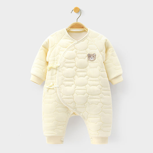 Pijama Mariposa de Algodón Suave para Bebé - Mono Cálido y Transpirable - Image 3