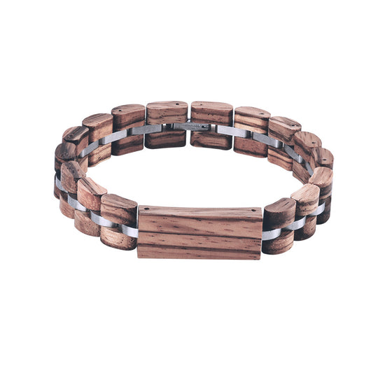 Pulsera de Madera Ébano, Palo de Rosa y Madera de Cebra - Diseño Europeo y Americano - Image 18