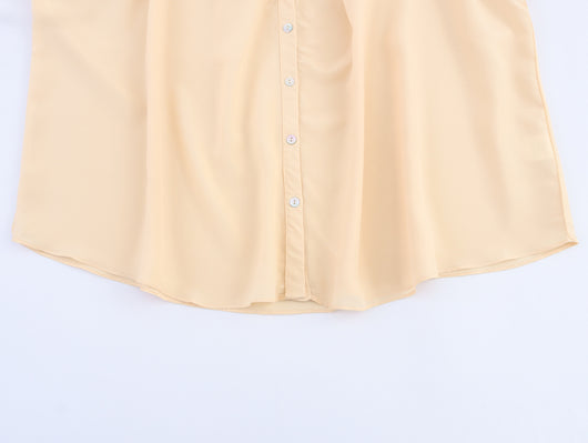 Blusa Holgada Cuello en V con Mangas Largas - Image 12
