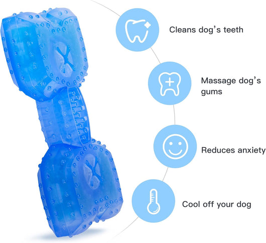 Juguete Refrigerante para Perros y Cachorros con Compartimento para Premios - Image 4