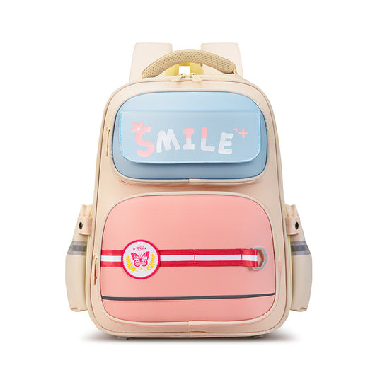 Mochila Escolar Infantil con Letras de Caricaturas Estilo Británico - Image 5