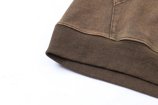 Sudadera con Capucha Desgastada Efecto Vintage para Hombre - Image 23