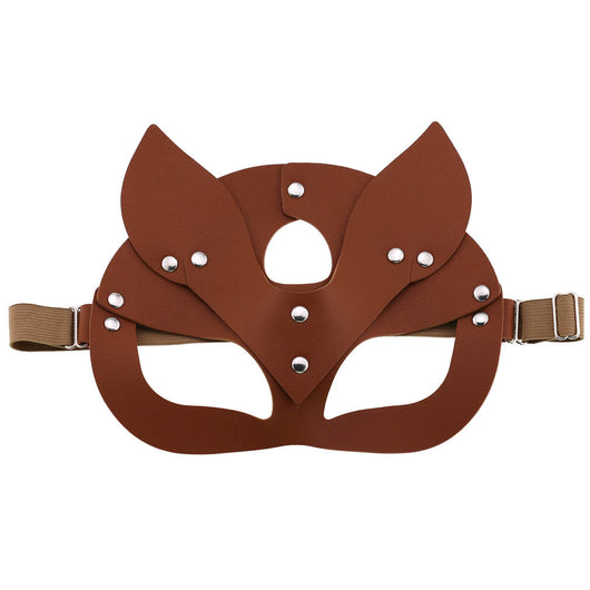 Antifaz de Orejas de Zorro de Cuero Sexy para Fiestas y Baile de Graduación - Image 4