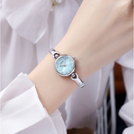 Reloj de Lujo para Mujer con Cristales Brillantes - Acero Inoxidable y Cuarzo - Image 8