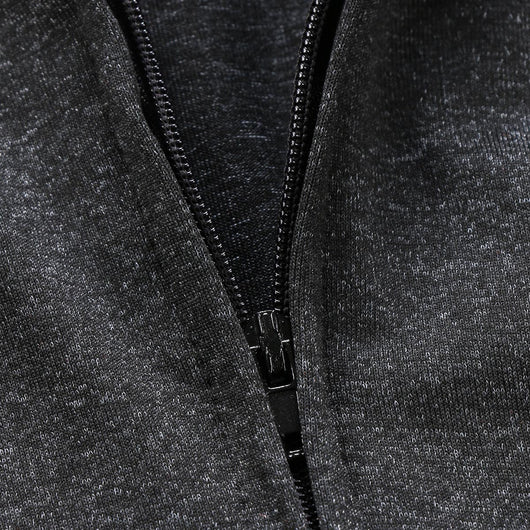 Sudadera Manga Larga Negra Sólida Premium - Image 10
