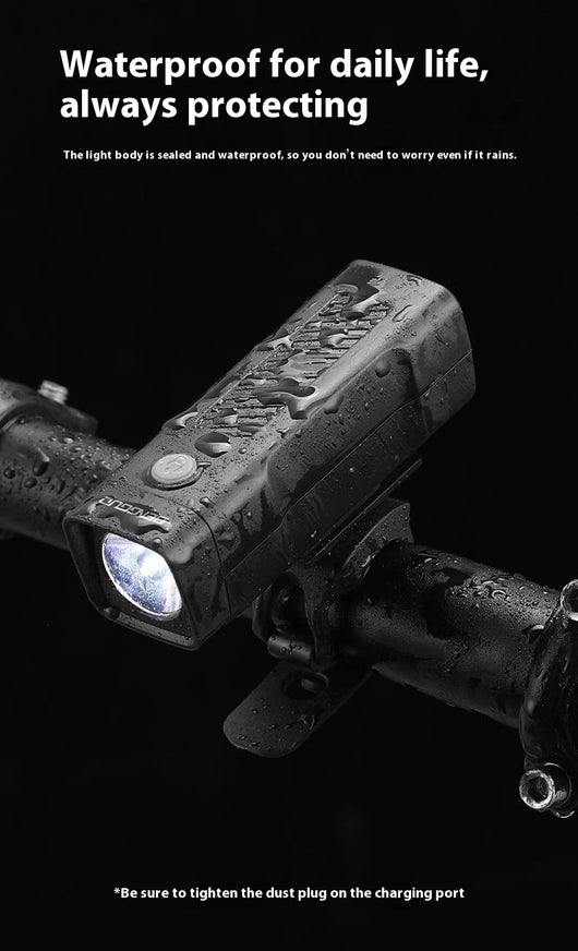 Luz Frontal LED USB Recargable para Bicicleta - Iluminación Nocturna de Seguridad - Image 15