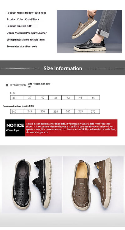 Zapatos Casuales Transpirables con Diseño Calado para Hombre - Verano - Image 8