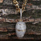 Collar Hip Hop con Dije Caricatura y Circones Brillantes