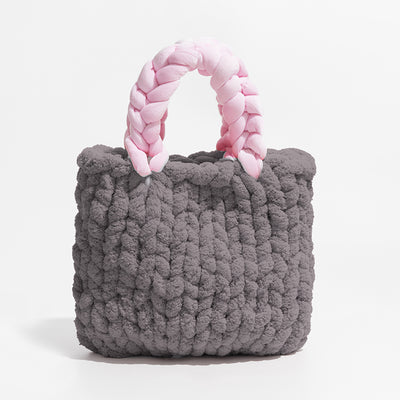 Bolsa Bucket Tejida a Mano para Mujer - Image 8