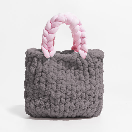Bolsa Bucket Tejida a Mano para Mujer - Image 8