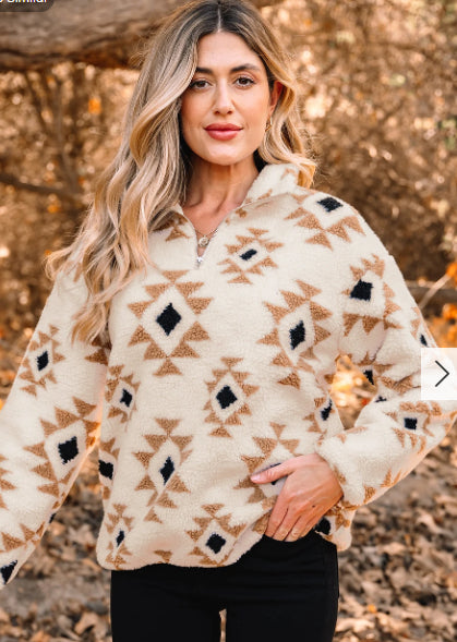 Sudadera con Cuello Cremallera Estampada - Image 9