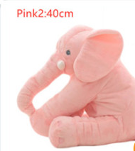 Pink 60cm and yellow 40cm elephant plush dolls, soft comfort pillows for babies and kids. - Image 42