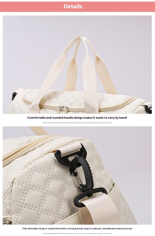 Maleta de Viaje Impermeable Gran Capacidad Tela Oxford Diseño Rombo - Image 15