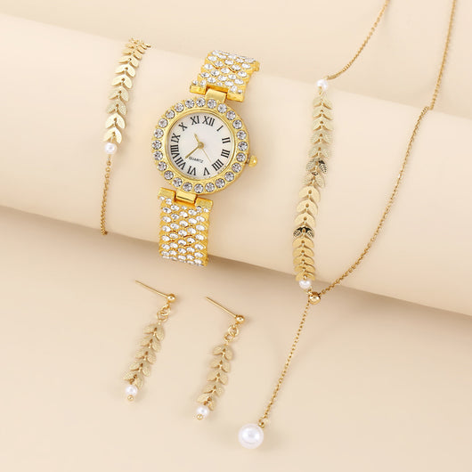 Reloj de Lujo para Mujer con Cristales Brillantes y Pulsera Ajustable - Image 2