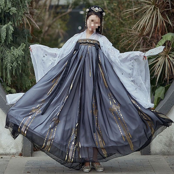 Traje Tradicional Han Chino Talla Grande - Vestido Fairy Elegante Realza Figura