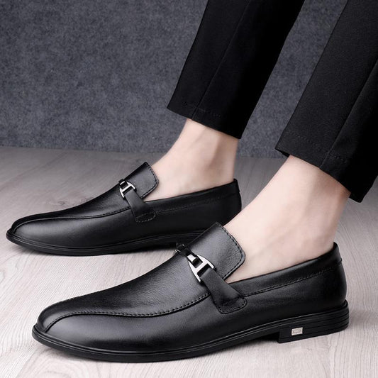 Zapatos de Cuero Casual Versátiles para Hombre y Mujer