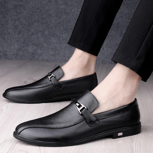 Zapatos de Cuero Casual Versátiles para Hombre y Mujer