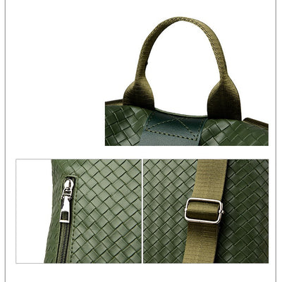 Mochila Minimalista de Cuero: Estilo Preppy Casual y Funcional - Image 8