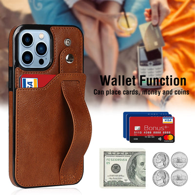 Funda para Celular con Correa de Muñeca y Protección para Tarjetas - Image 18