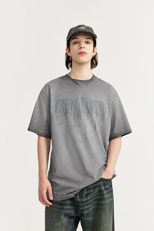 Camiseta Hombre Estilo Vintage con Estampado Silicon Lavado - Image 9
