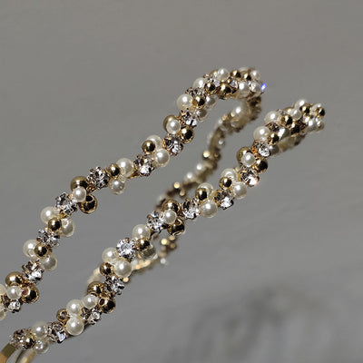 Pasador de Cabello Coreano de Metal con Perlas y Cristales - Diseño Francés Elegante - Image 8