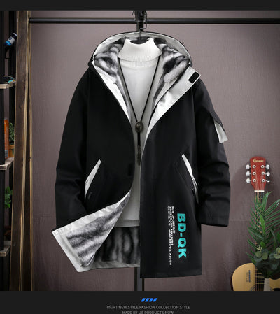 Chaqueta Casual de Fleece con Capucha para Hombre - Image 7