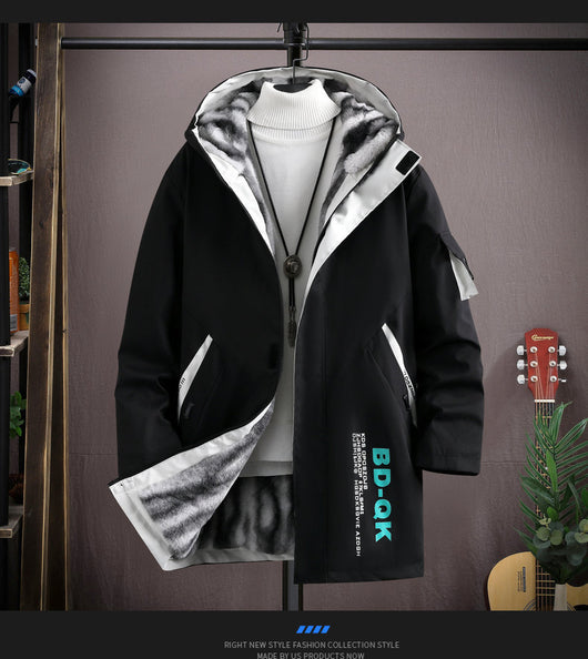 Chaqueta Casual de Fleece con Capucha para Hombre - Image 7