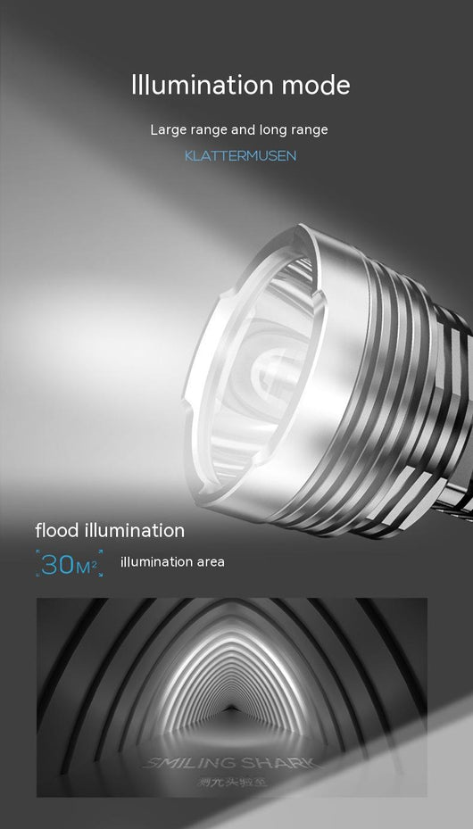 Linterna LED Recargable P90 Impermeable con Pantalla Digital - Potente Luz para Camping y Rescate - Image 15
