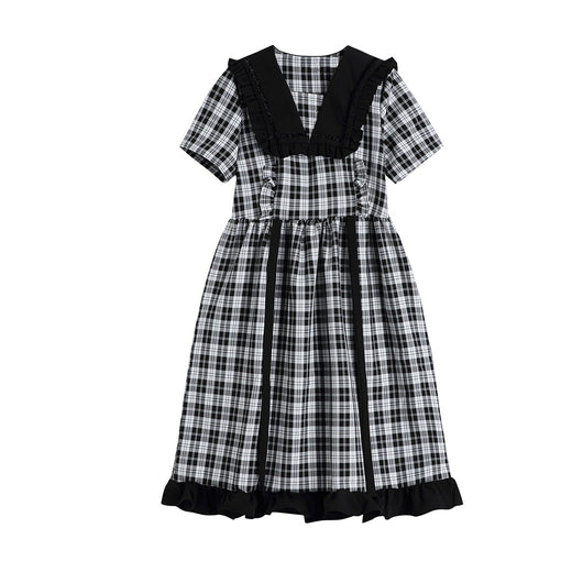 Vestido Cuadros Francés para Mujer - Image 5