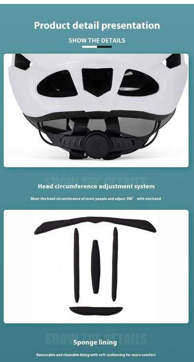 Casco Ciclista con Gafas Magnéticas y Lentes Fotocromáticas - Image 32
