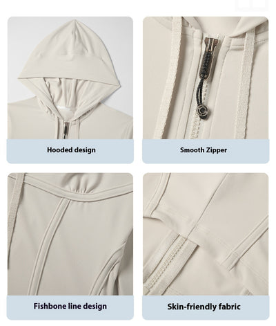 Sudadera Deportiva con Capucha Control de Cintura y Efecto Reductivo - Image 21