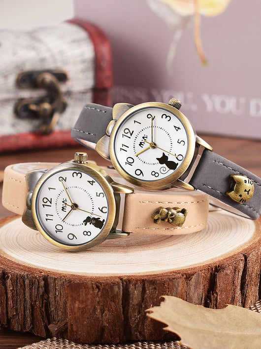 Reloj Retro Coreano Impermeable para Niña Secundaria - Image 5