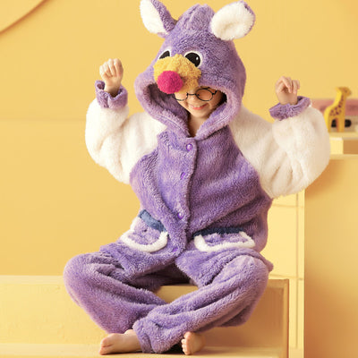 Pijama Infantil Polar con Capucha - Franela Suave y Cálida - Image 10