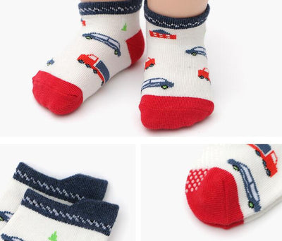 Calcetines Antideslizantes de Algodón con Diseños Infantiles - Image 13