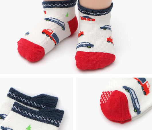 Calcetines Antideslizantes de Algodón con Diseños Infantiles - Image 13