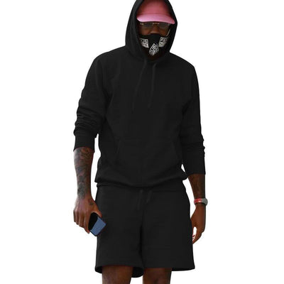 Conjunto de Sudadera y Shorts con Forro Polar para Hombre - Image 26