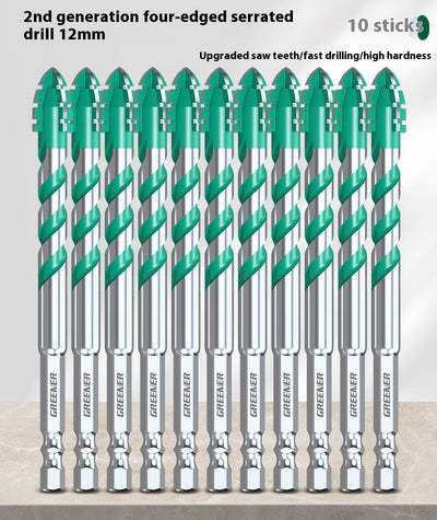 Broca Excéntrica de 4 Filos Dentada para Perforación en Hormigón y Azulejos - Image 17