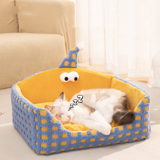 Nido Triangular Desmontable para Mascotas - Cama Térmica Acolchada para Gatos y Perros - Image 4
