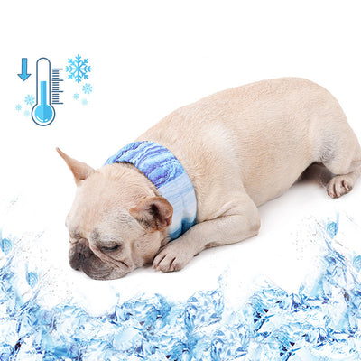 Collar Refrescante de Gel para Mascotas - Alivio Instantáneo del Calor