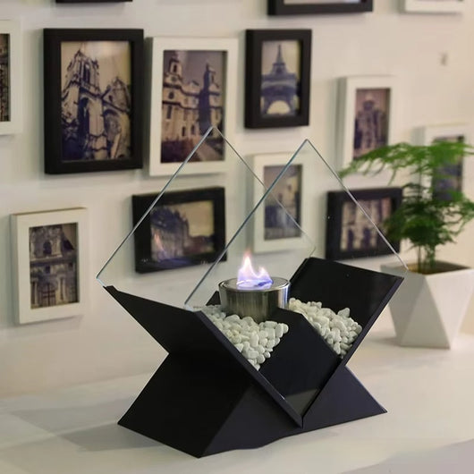 Calefactor de Fuego Portátil para Interiores y Exteriores con Diseño Moderno - Image 4