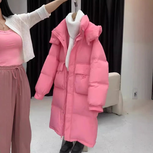 Chaqueta Acolchada con Capucha para Mujer - Abrigo Térmico Grueso - Image 3