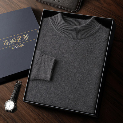 Suéter de Cachemira Doble Grosor para Hombre - Image 3