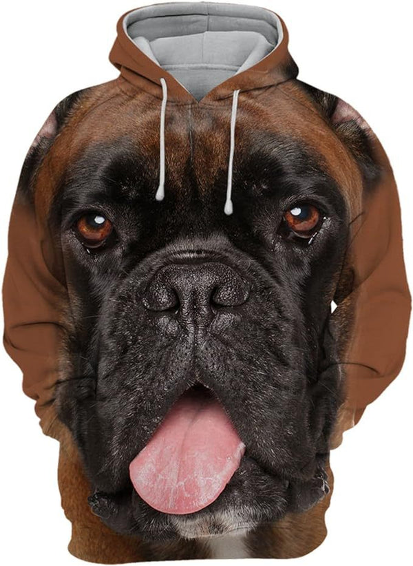 Sudadera Estampada para Hombre con Diseño de Perro