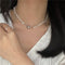 Collar de Perla de Agua Dulce con Broche Imán del Amor