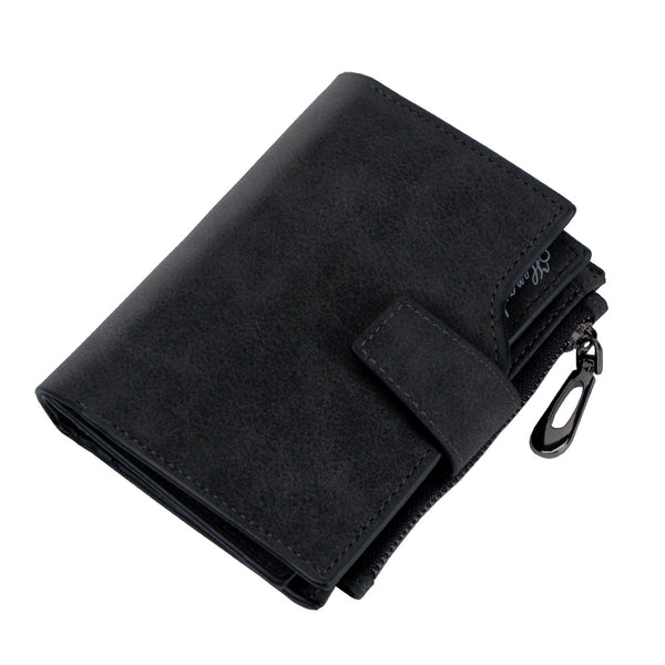 Billetera Corta para Mujer Colores Pastel con Botón