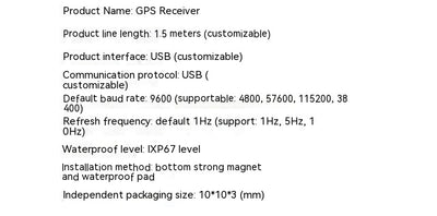 Módulo Receptor GPS USB Impermeable de Alta Precisión para Ingeniería - Image 6