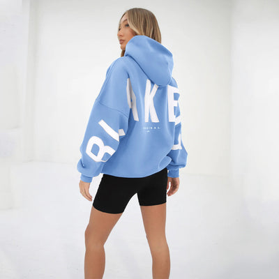 Sudadera Estampada Gruesa Oversize de Manga Larga Versátil - Image 55