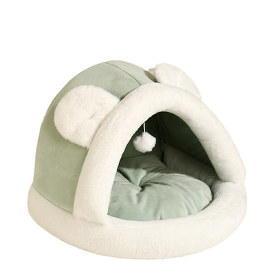 Cama Cueva Térmica para Gatos y Perros Pequeños - Refugio Acogedor - Image 3